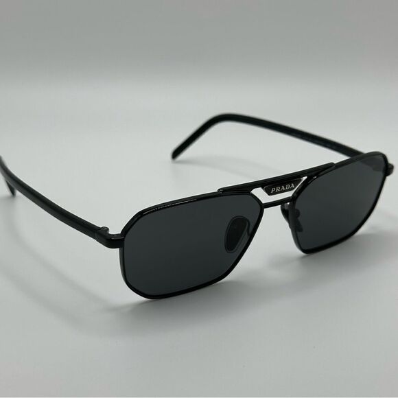 PRADA Sunglasses PR58YS 1AB5S0 Black/Dark Grey Unisex NEW main image 10